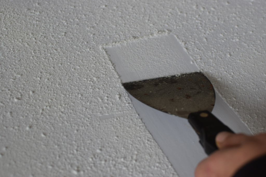 image - Brawler Drywall Smooth ceiling upgrade after professional popcorn ceiling removal. | Brawler Drywall